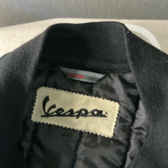 Vespa Black Quilted Vest Size 56 (US L-XL) - Picture 3 of 7